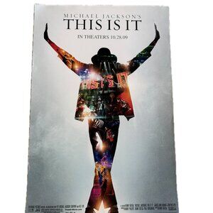 Michael Jackson This Is It Movie Poster Original Collectible